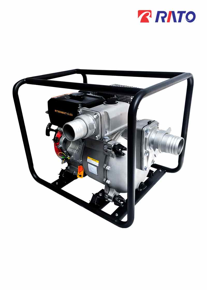 Motobomba RATO RT80NB27 (3″) – «Tragasólidos»